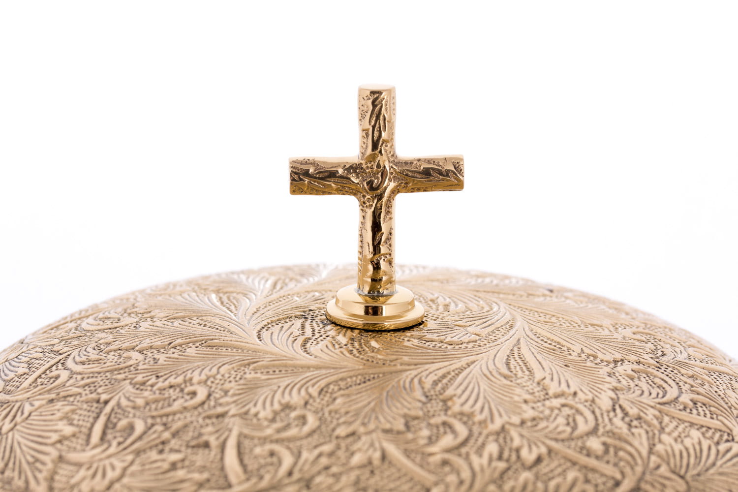 Gong pojedynczy - mosiądz - drewniany młotek - 24 cm - ORNATY.PL