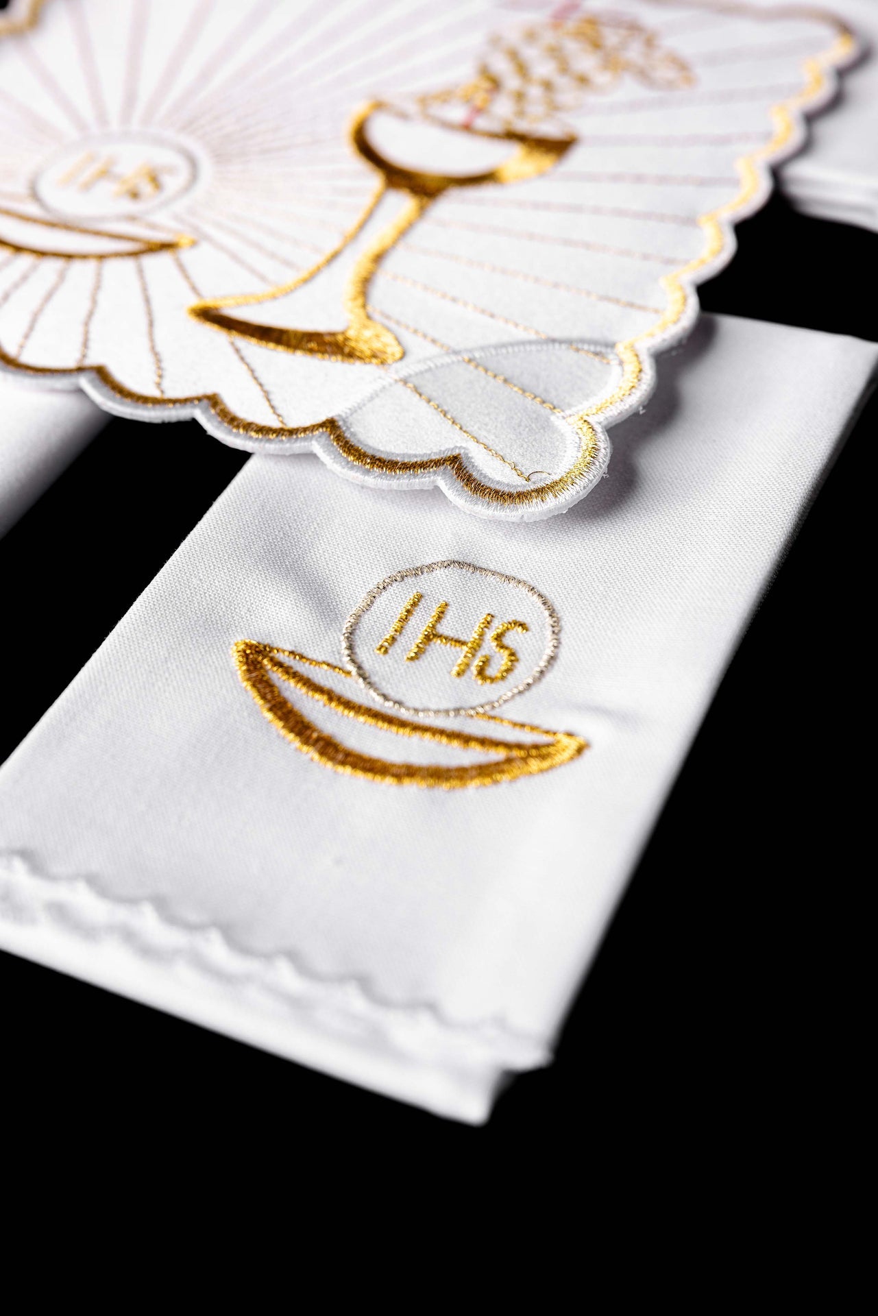 Bielizna kielichowa z haftem Eucharystycznym - ORNATY.PL