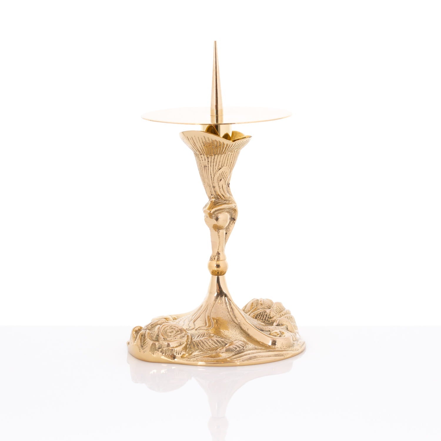 Leuchter – Messing – 14 cm - MESSGEWANDER.DE