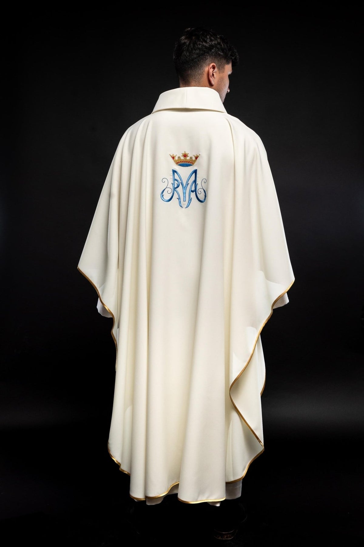 Liturgisches Messgewand in Ecru - MESSGEWANDER.DE