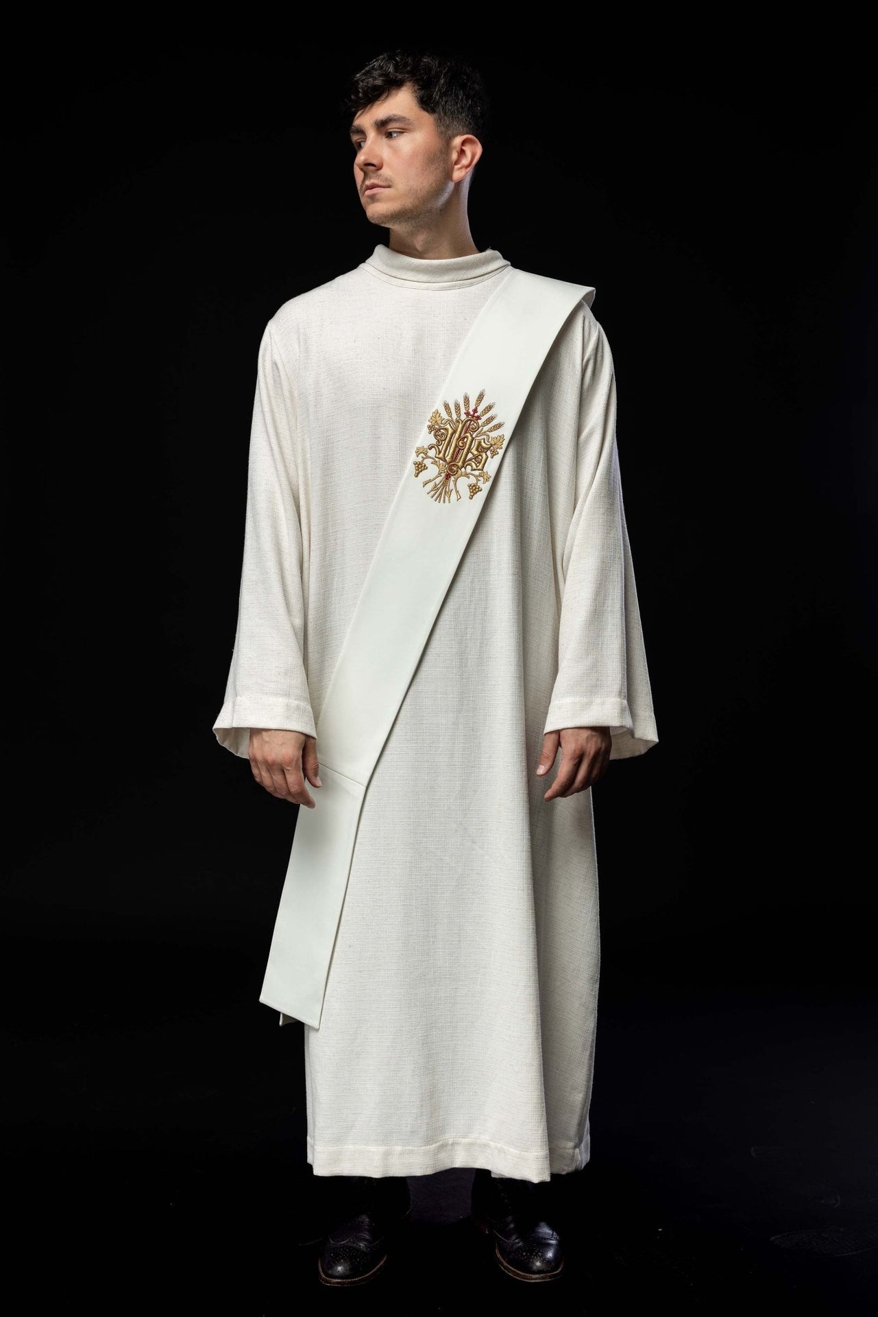 Stuła Diakońska z motywem winogron i krzyża