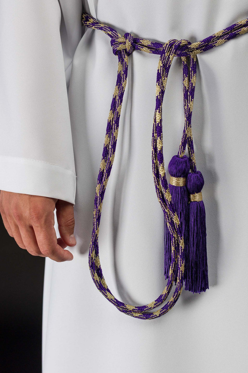 Liturgisches Zingulum Violett-Gold