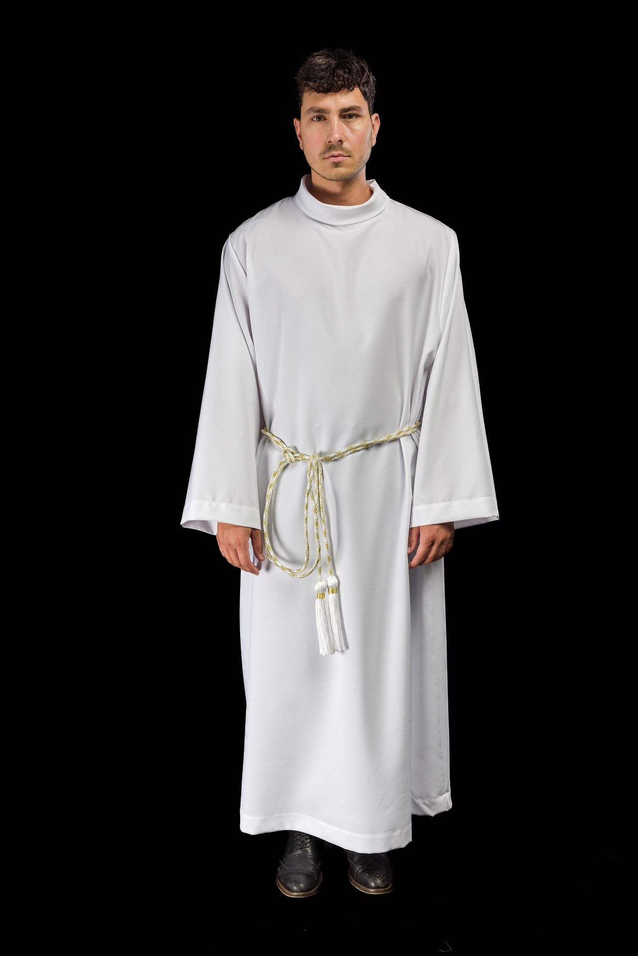 Liturgisches Zingulum Weiß-Gold