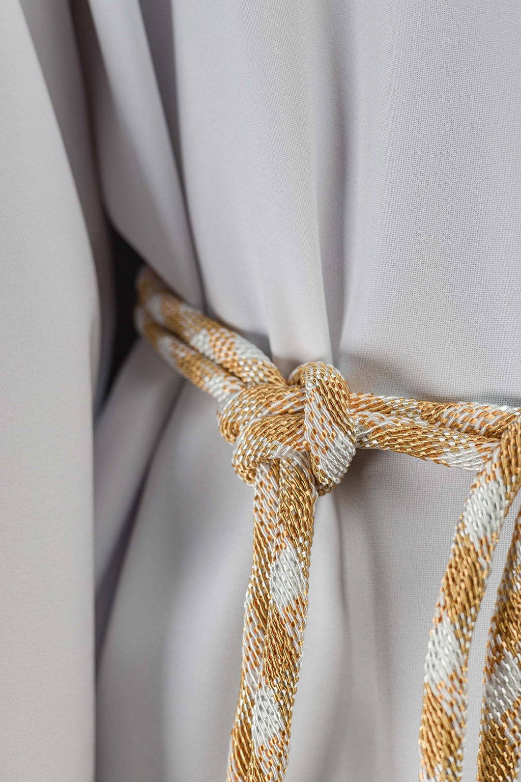 Liturgisches Zingulum Weiß-Gold Premium