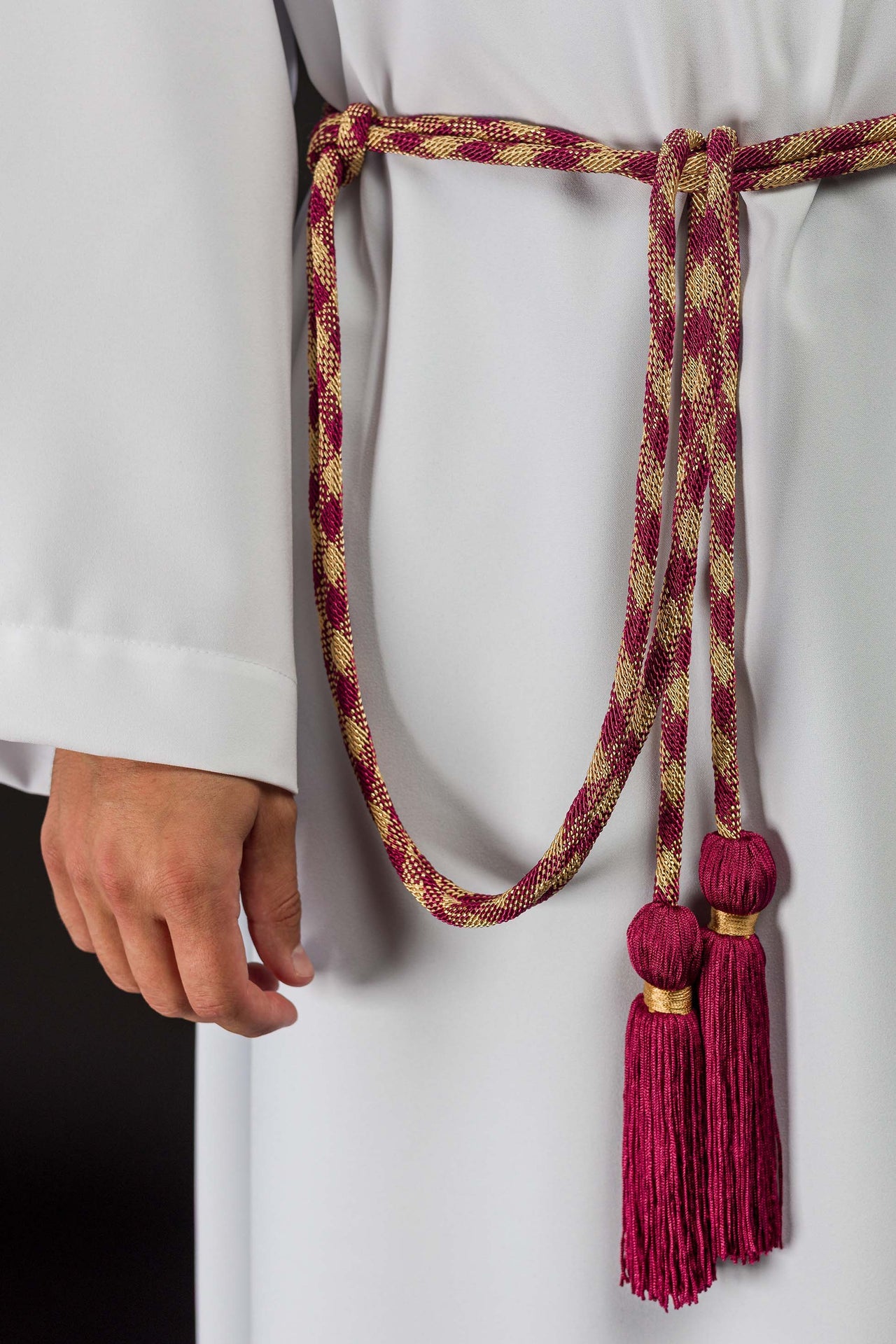 Liturgisches Zingulum Rot-Gold Premium