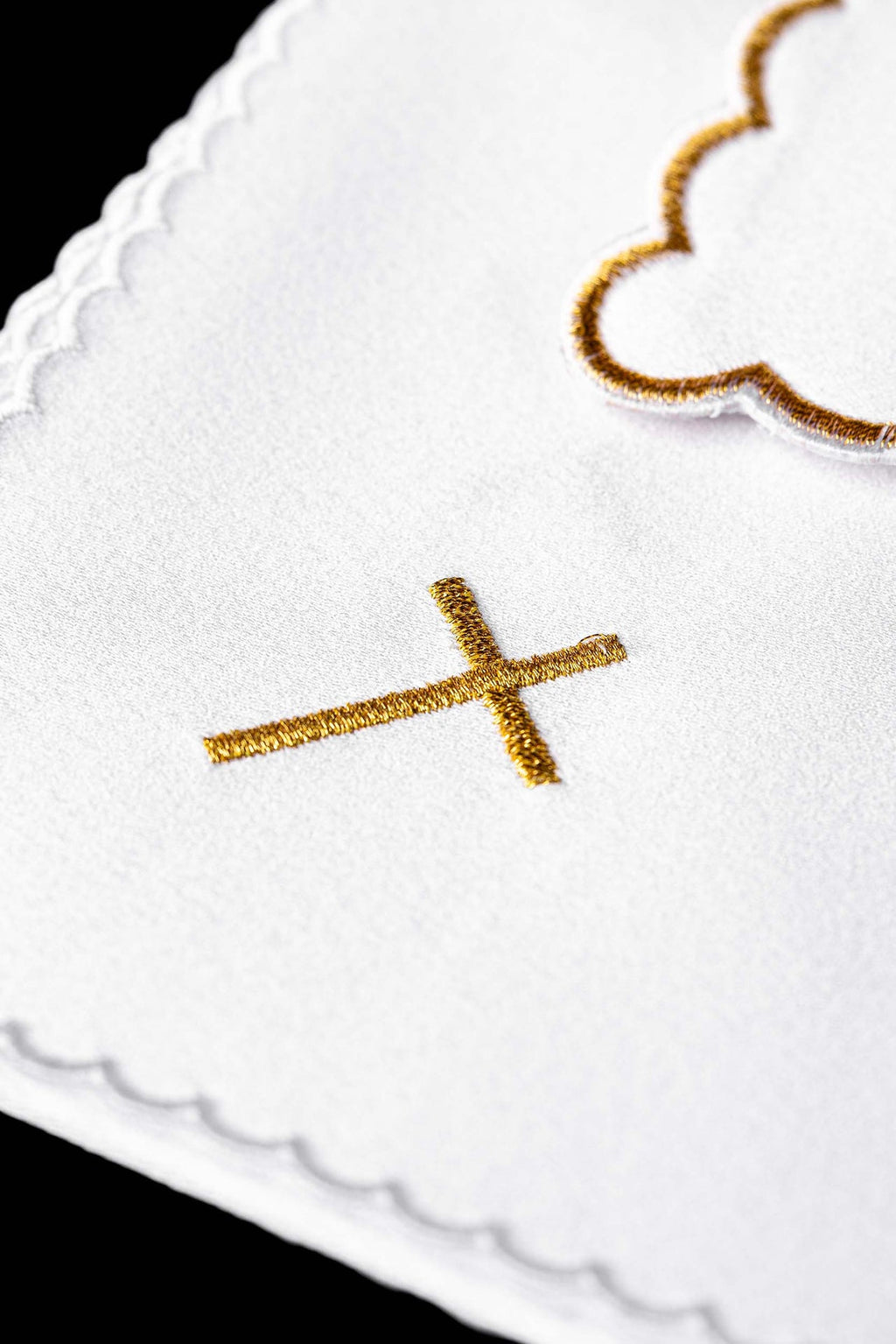 Bestickter Kelch Leinen Lamm