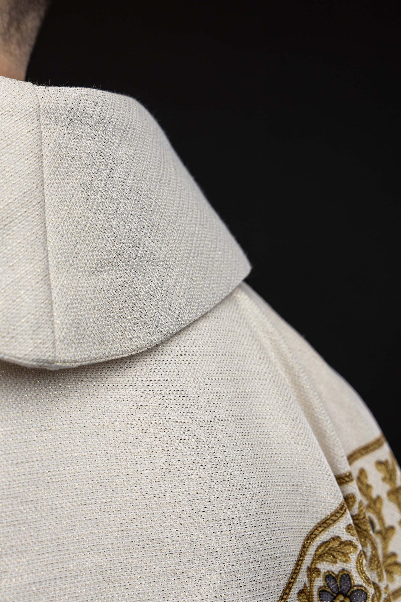 Bedruckte Kasel mit dem Bildnis Unserer Lieben Frau von Fatima - MESSGEWANDER.DE