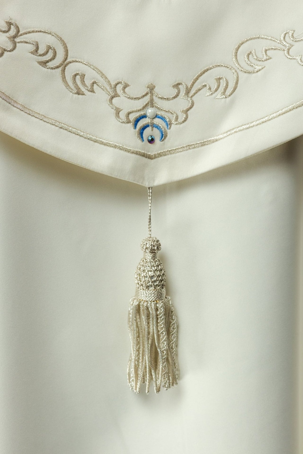 Bestickte liturgische Kapelle mit Mariensymbol 150 cm - MESSGEWANDER.DE