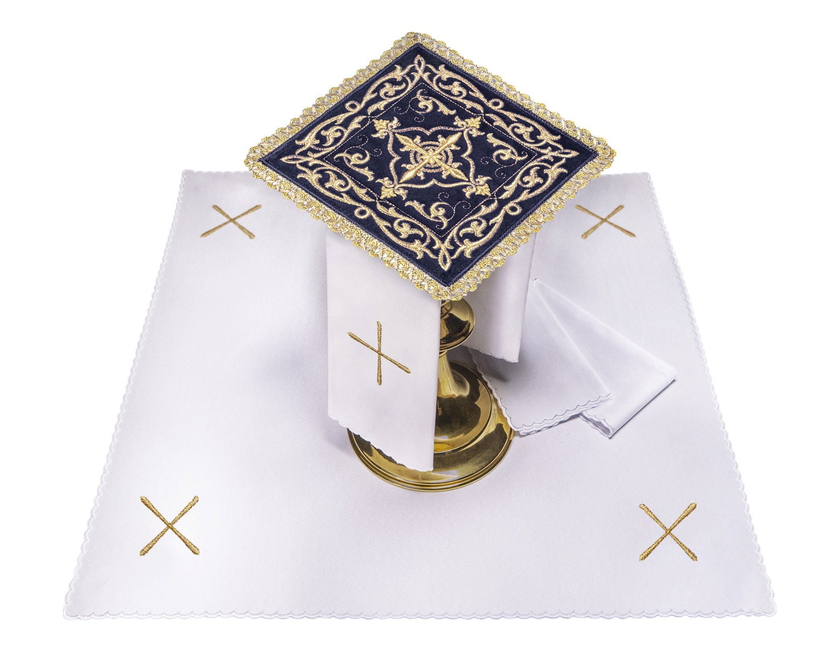 Chalice Dessous bestickter Samt reich verziert Violett