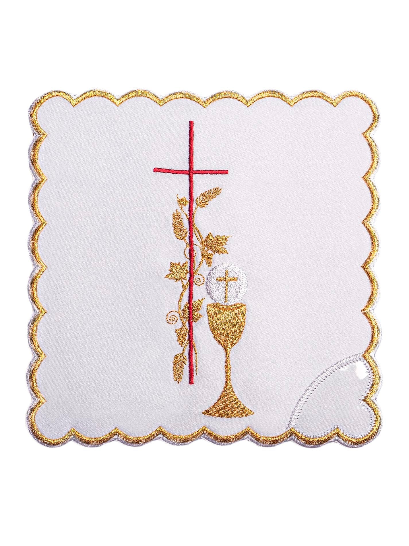 Eucharistisches besticktes Kelchleinen