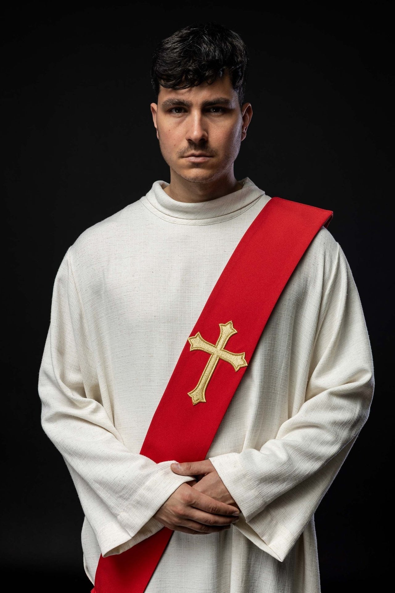 Diakonatsstola Kreuz - MESSGEWANDER.DE
