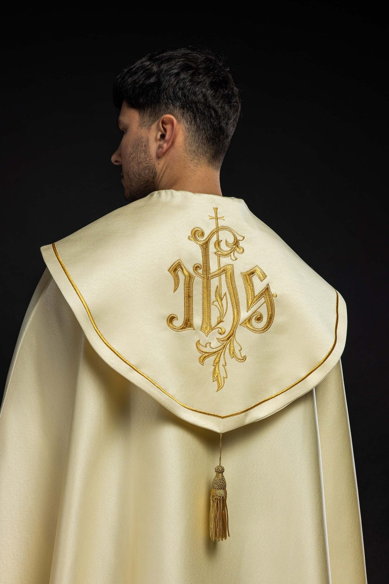 Eucharistischer Umhang IHS-Monogramm - MESSGEWANDER.DE