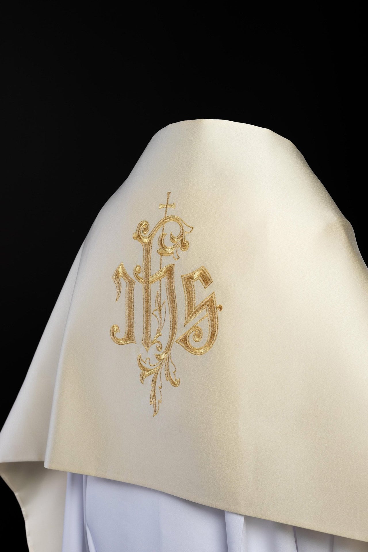 IHS bestickter liturgischer Schleier - MESSGEWANDER.DE