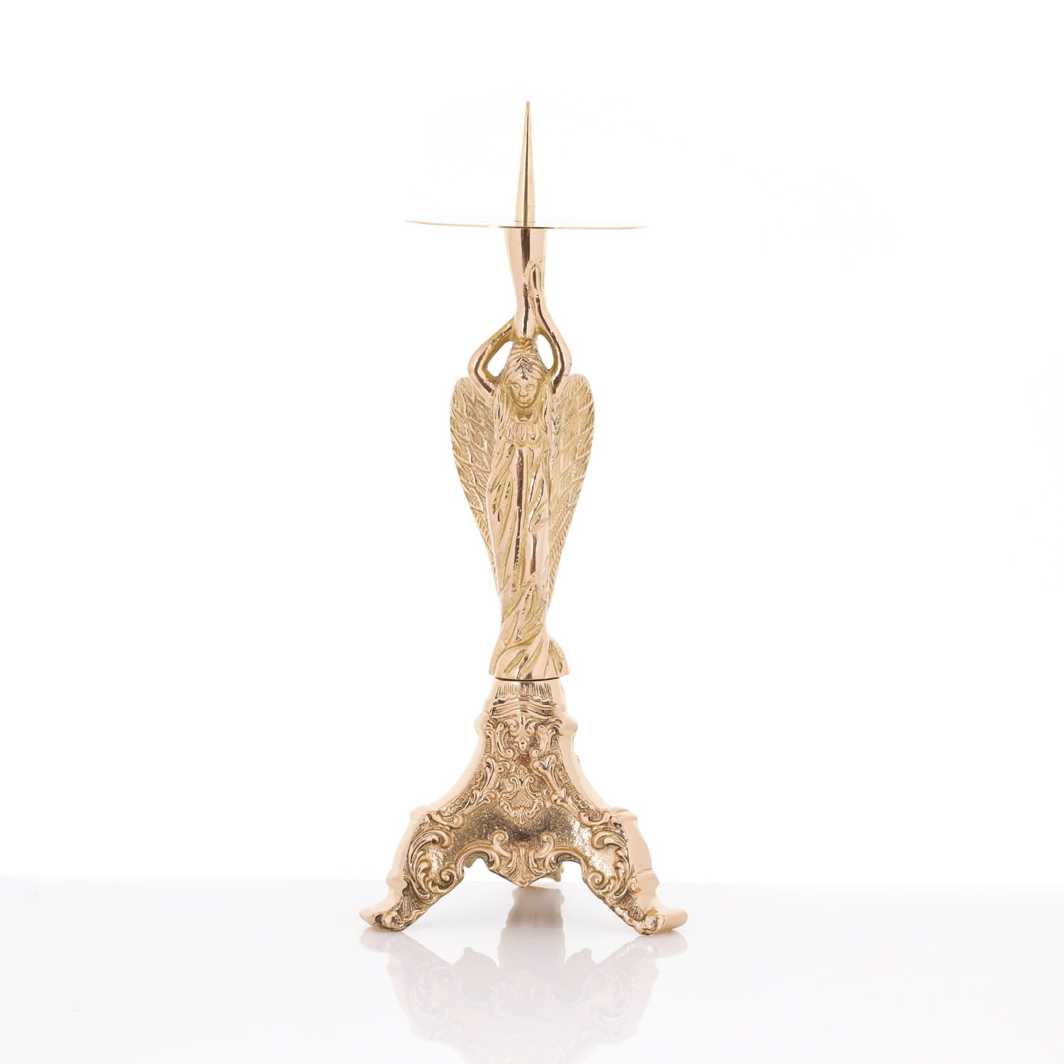Leuchter - Messing - 27 cm - MESSGEWANDER.DE