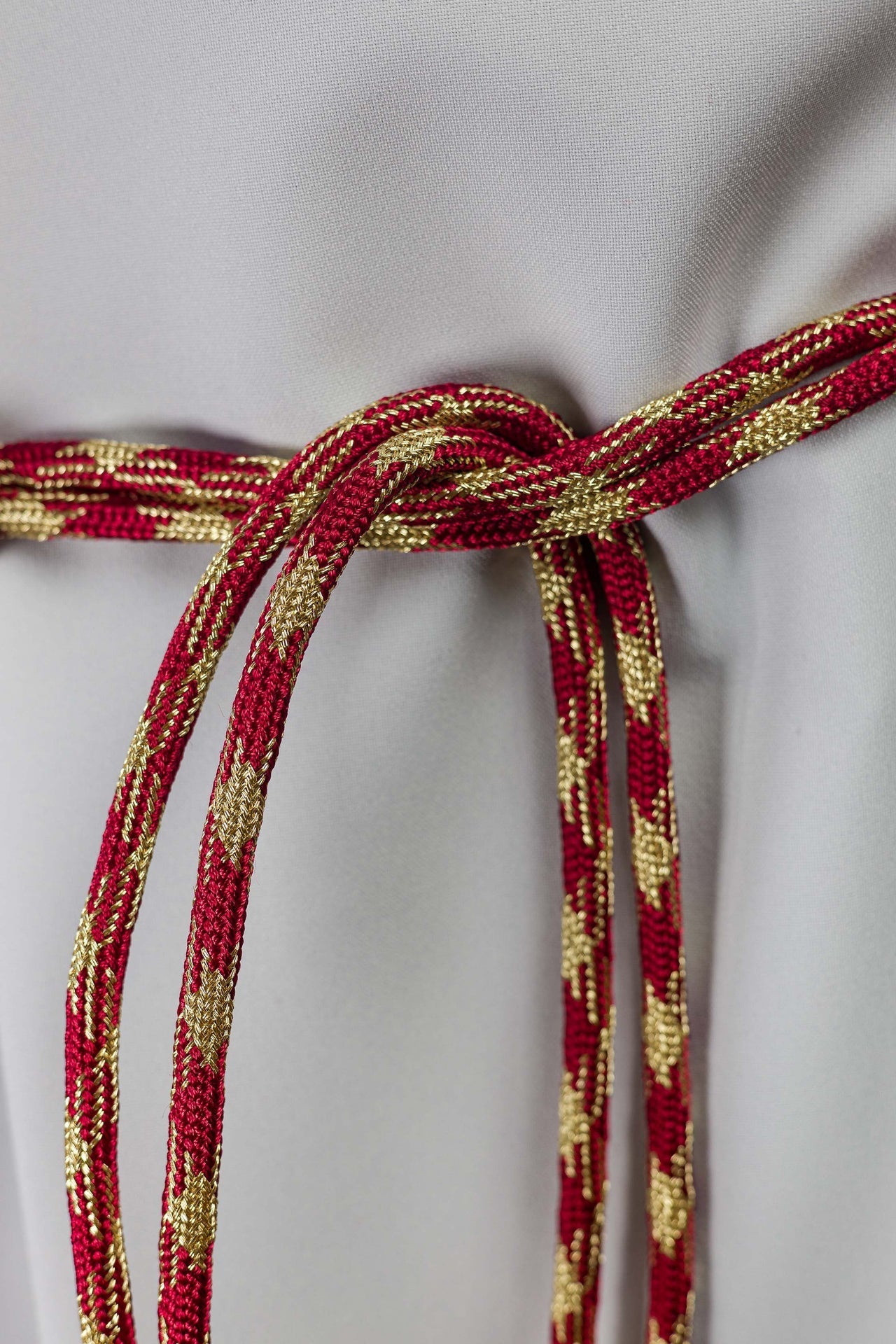 Liturgisches Zingulum Rot-Gold - MESSGEWANDER.DE