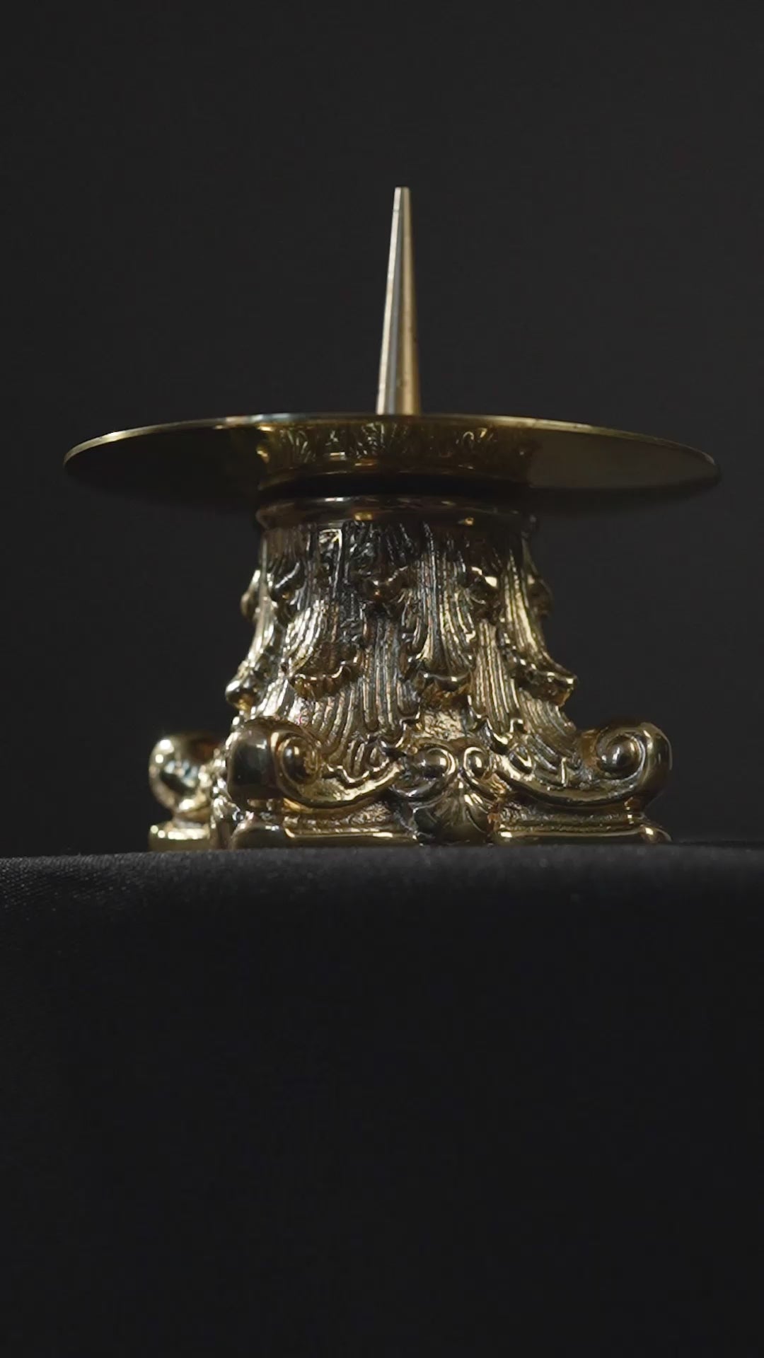 Kerzenständer - Messing - 6 cm