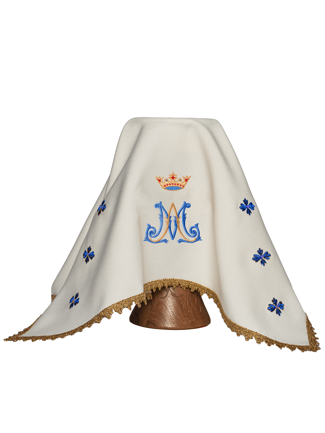Schleier für den Kelch mit dem marianischen Symbol - MESSGEWANDER.DE