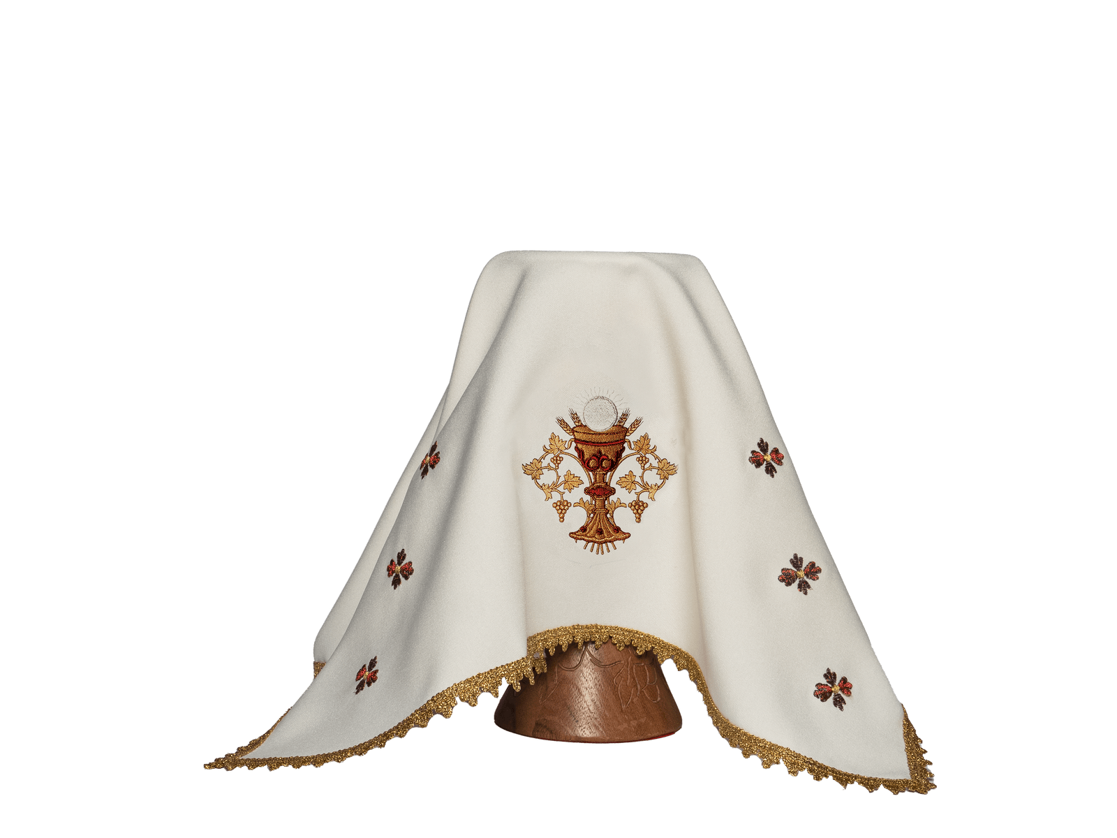 Schleier für den Kelch mit dem Symbol der Eucharistie - MESSGEWANDER.DE