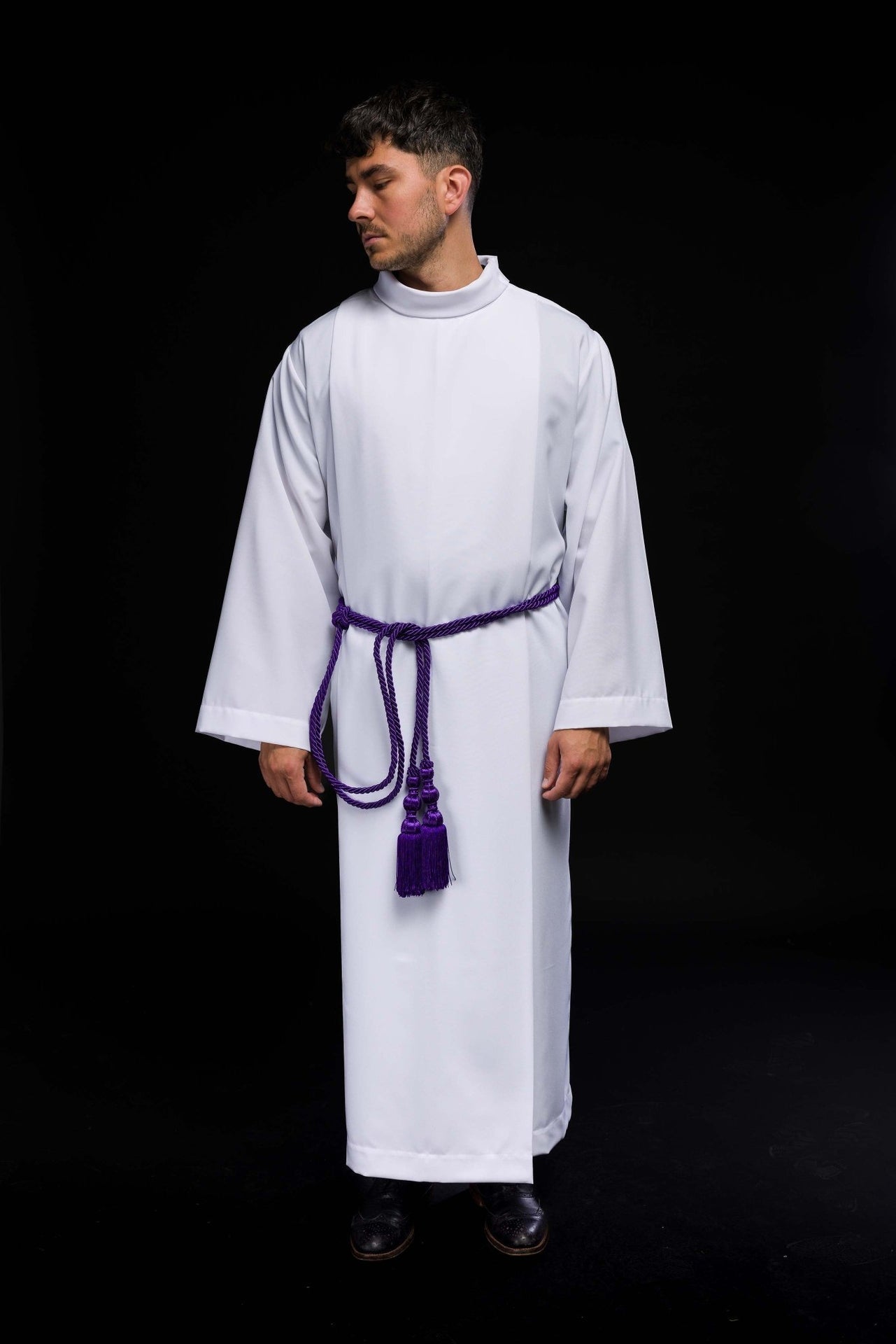 Violettes liturgisches Zingulum - MESSGEWANDER.DE