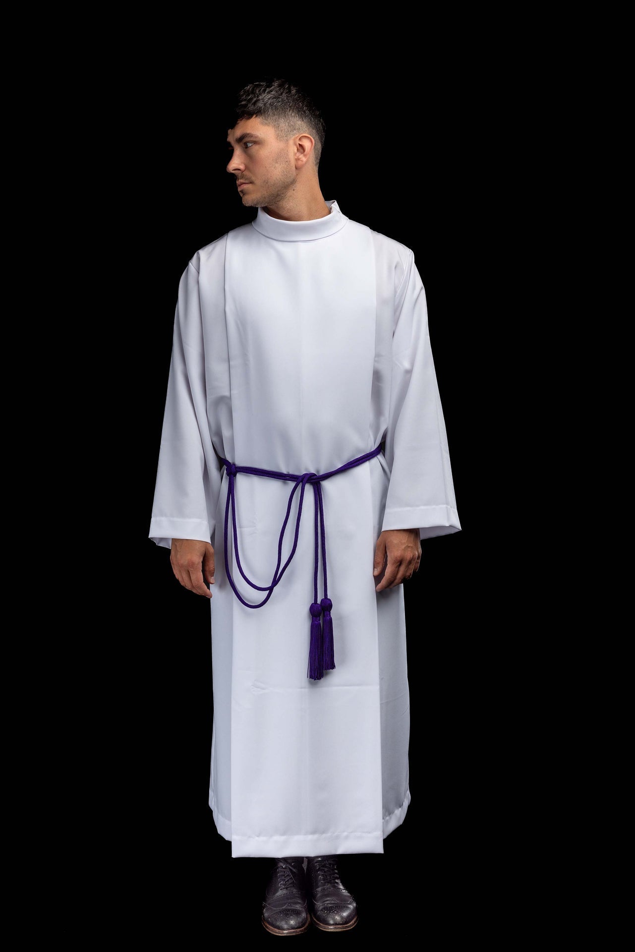 Violettes liturgisches Zingulum - MESSGEWANDER.DE